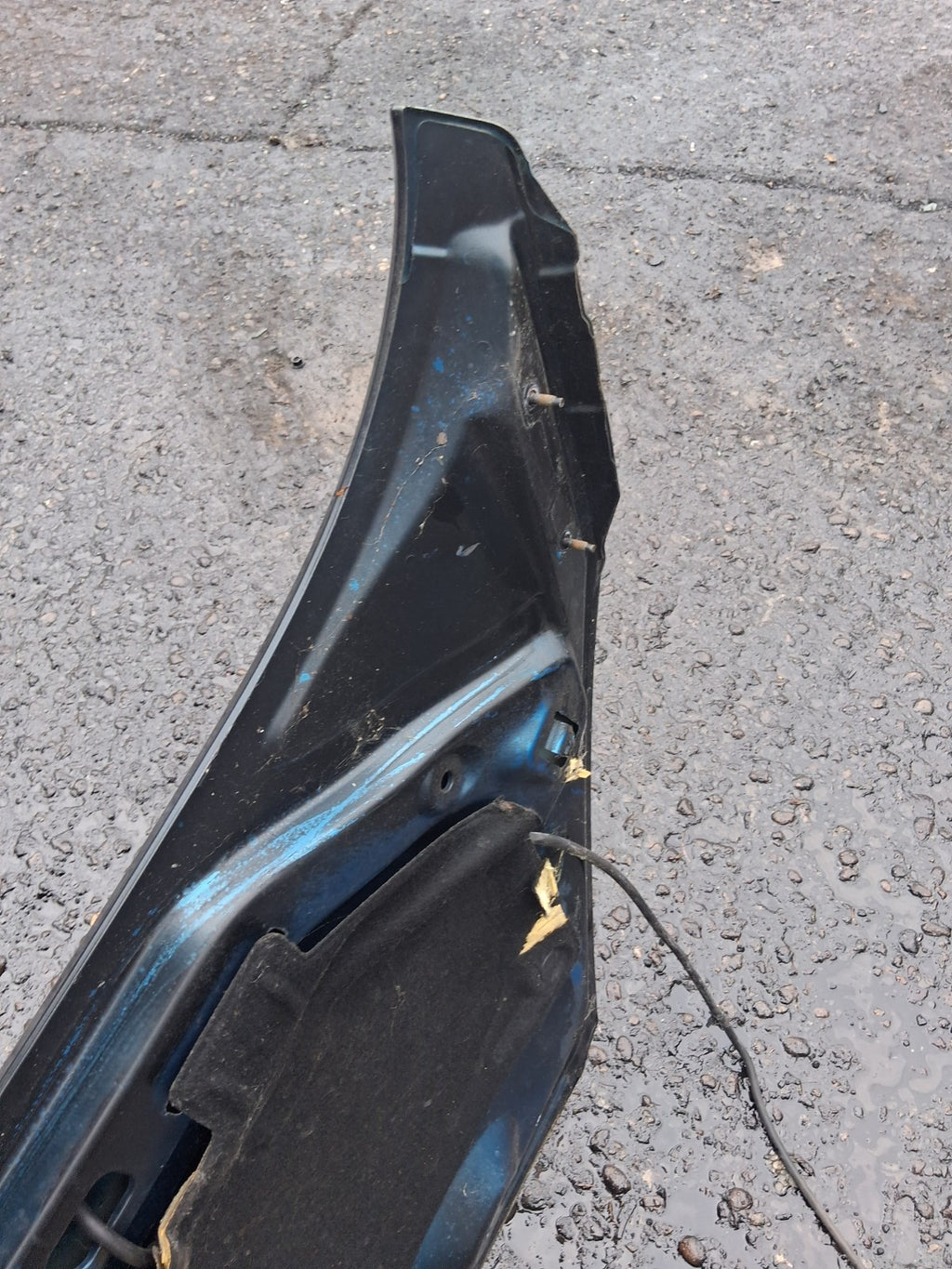 2012 PEUGEOT 207 FRONT BONNET HOOD PANEL BLACK