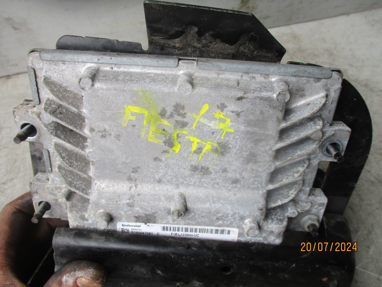 FORD FIESTA MK7 2017 1.25 ECU ENGINE CONTROL MODULE F1B112A650UC