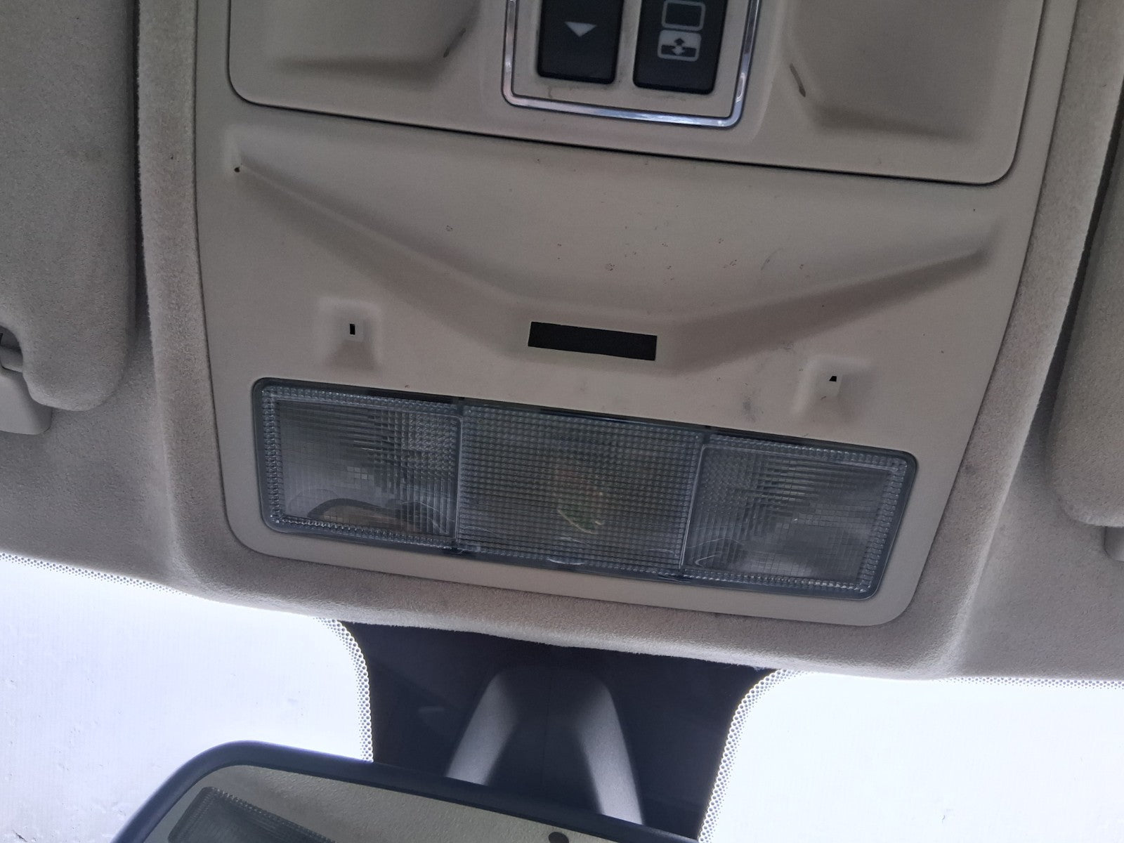 JAGUAR XJ X351 2012 FRONT INTERIOR ROOF READING LIGHT WITH ROOF CONTROL SWITCHES