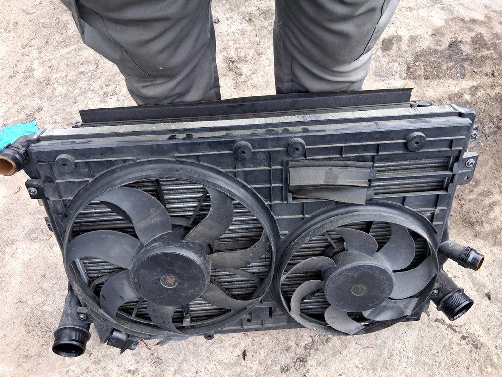 2014 VW VOLKSWAGEN PASSAT B7 2.0 DIESEL COMPLETE RAD PACK RADIATOR FRONT PANEL