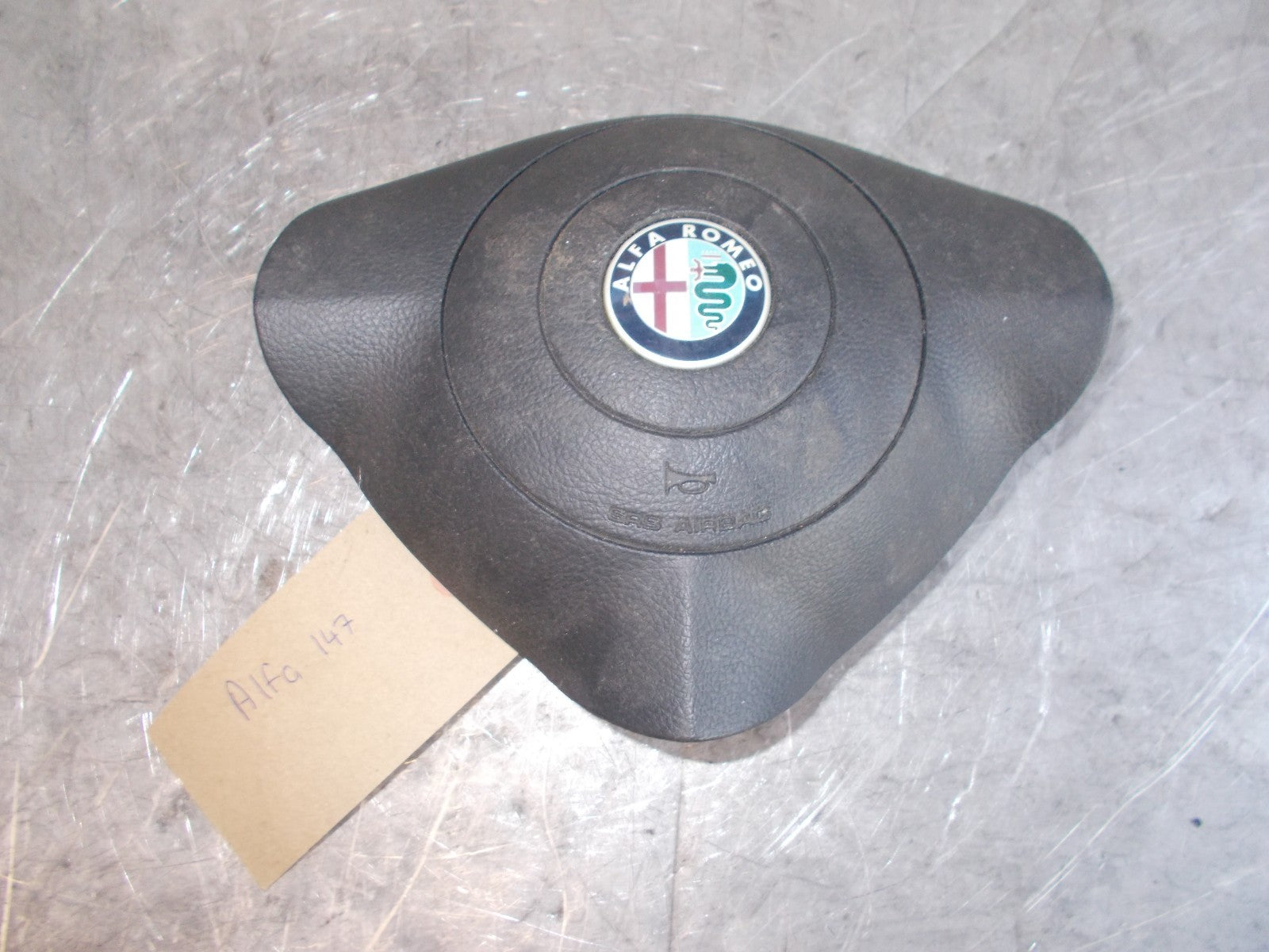 ALFA ROMEO 147 00-10 OS/ DRIVER SIDE STEERING WHEEL AIRBAG ABDAB311838NAT