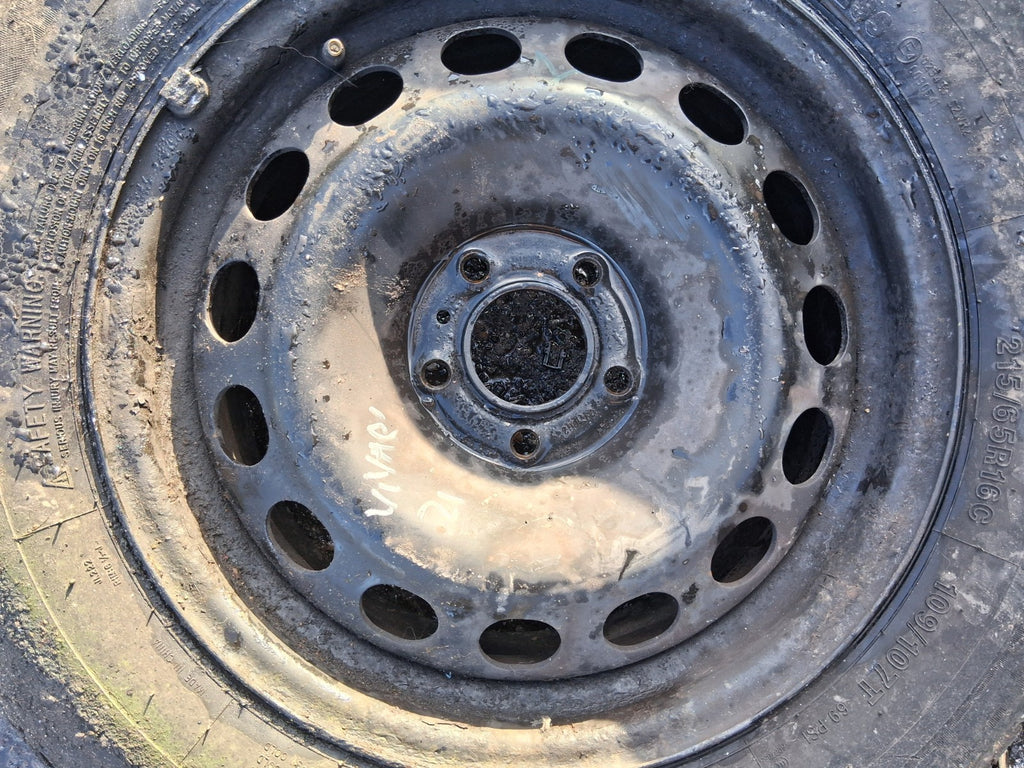 2021 VAUXHALL VIVARO MK3 16 INCH STEEL WHEEL WITH TYRE 215/65R16C