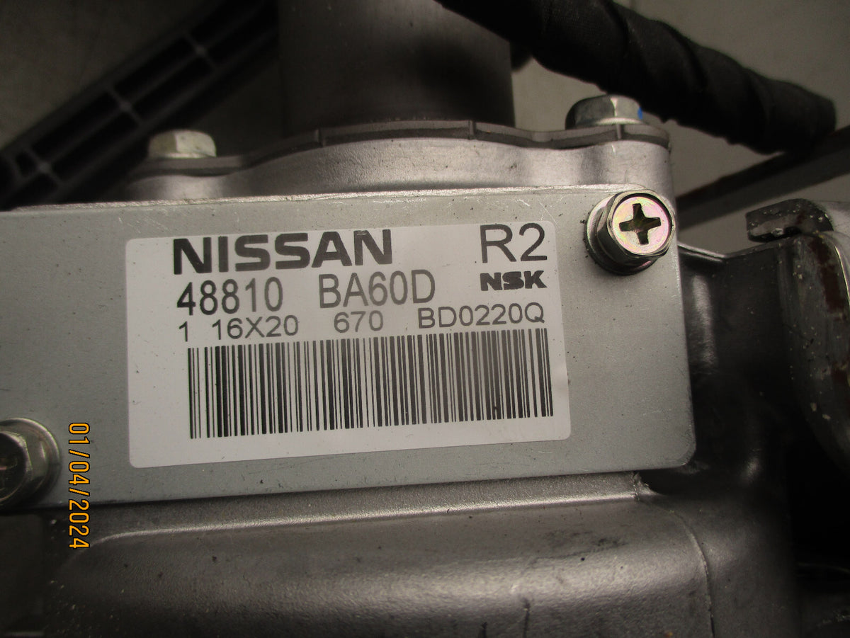 2013 NISSAN JUKE 1.5 DIESEL POWER ELECTRIC STEERING COLUMN 48810BA60D