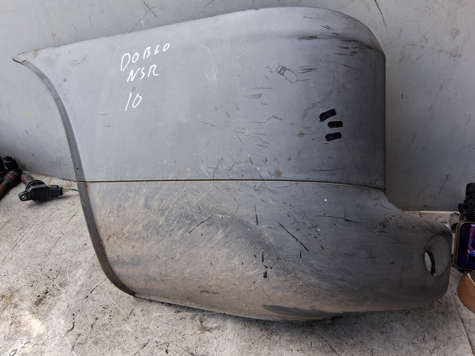 2010 FIAT DOBLO MK1 NSR PASSENGER SIDE REAR LEFT BUMPER CORNER 735388444