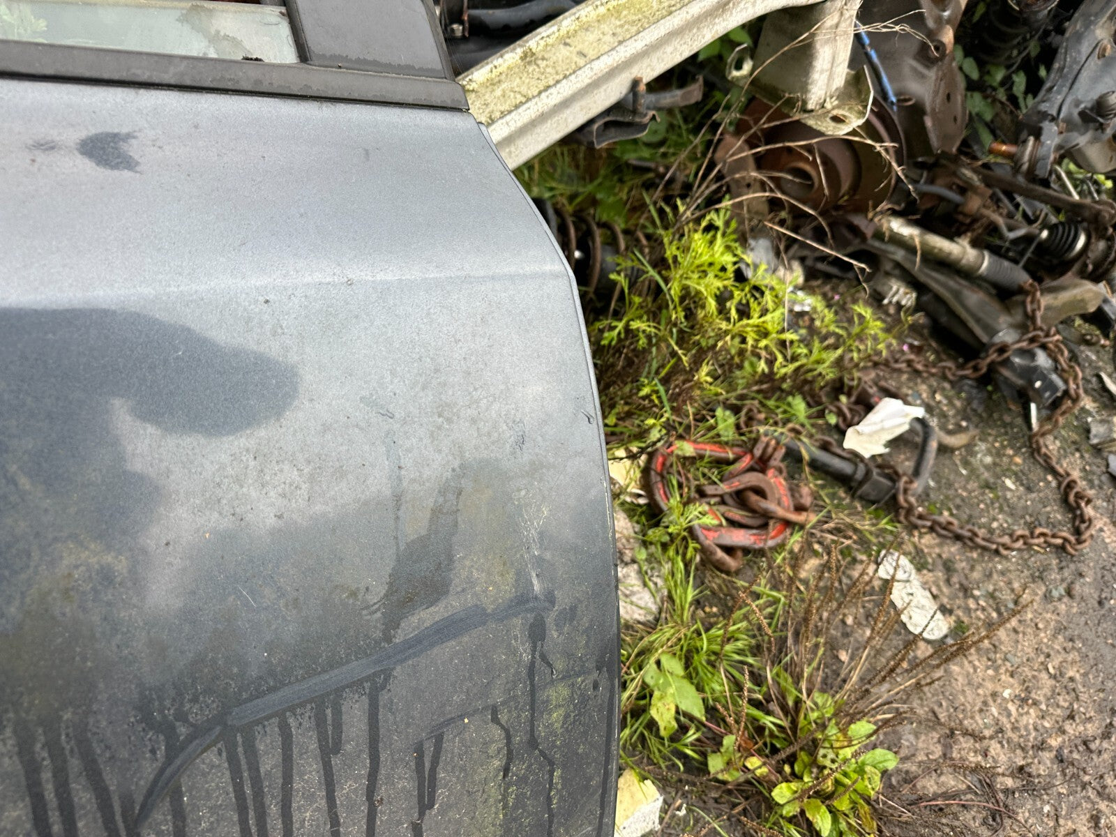 KIA CEED MK1 FACELIFT OSR DRIVER SIDE REAR COMPLETE DOOR GREY