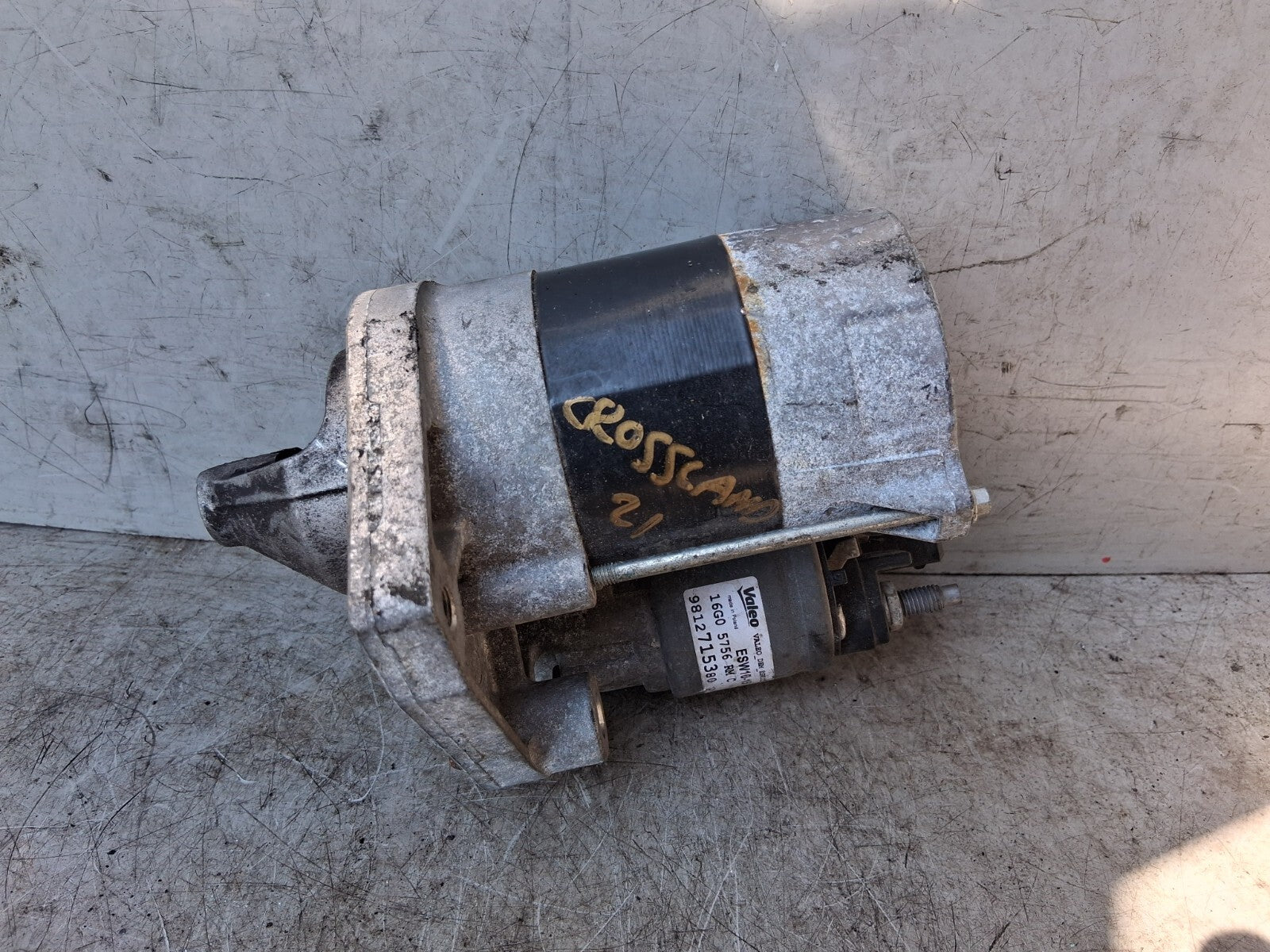 VAUXHALL CROSSLAND 2021 1.2 PETROL MANUAL STARTER MOTOR 9812715380