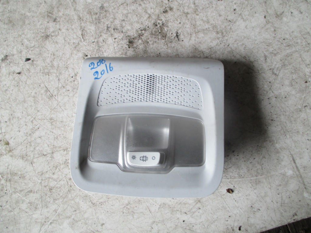 PEUGEOT 208 2016 FRONT INTERIOR ROOF READING LIGHT 96744413