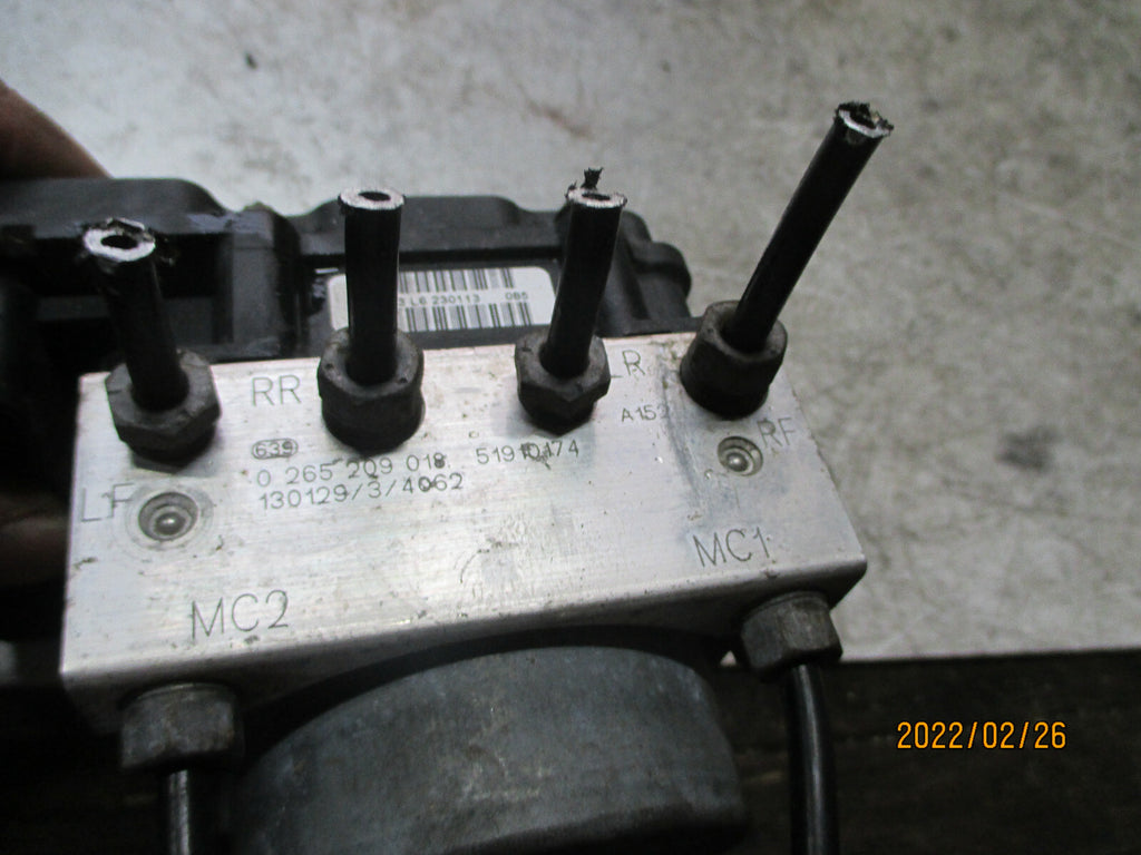 FIAT PUNTO EVO MK3 2013 1.2 PETROL ABS PUMP MODULATOR 51910174
