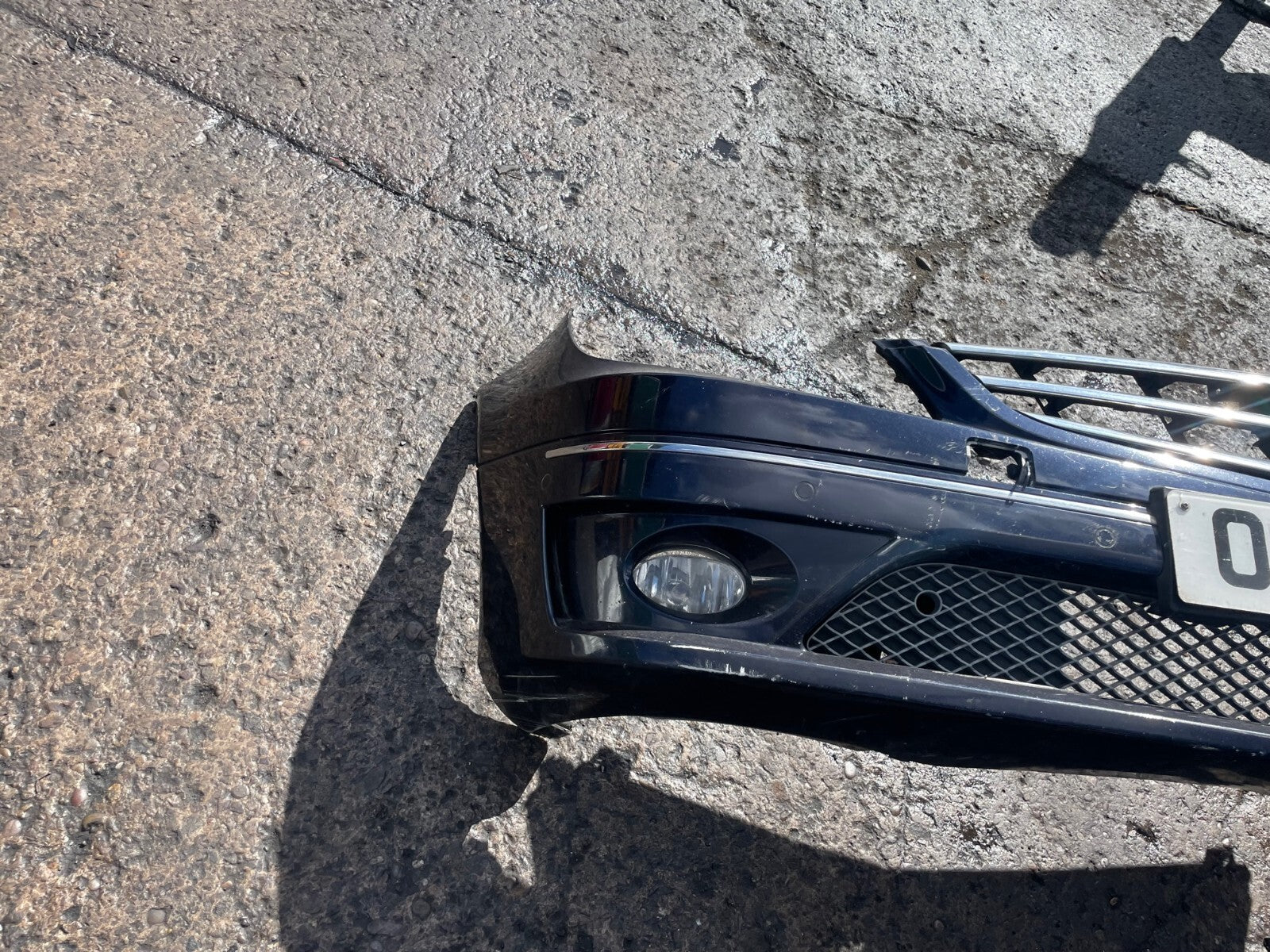 2008 MERCEDES BENZ CLC C203 FRONT BUMPER COMPLETE BLUE C359
