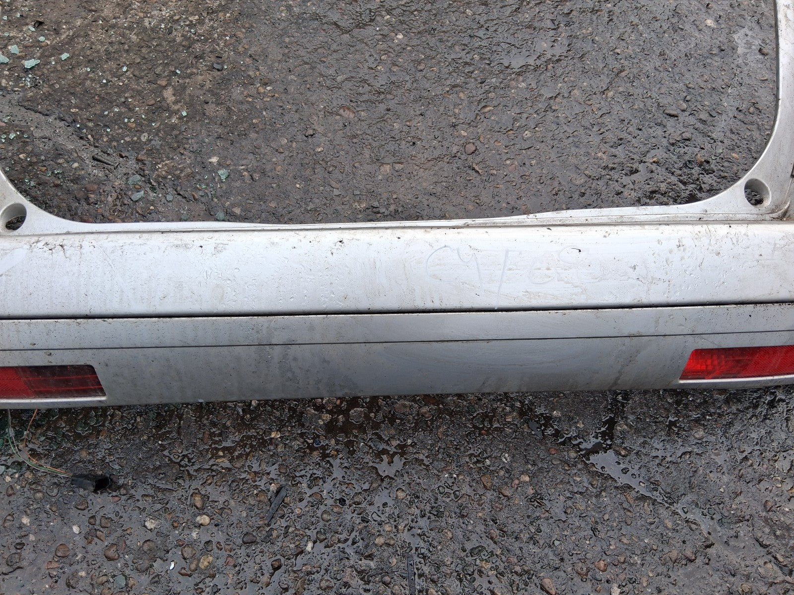 2008 CITROEN C4 PICASSO COMPLETE REAR BUMPER SILVER