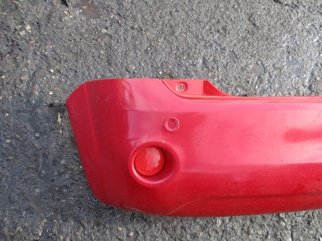 FORD FIESTA MK6 2008 5 DOOR REAR COMPLETE BUMPER RED