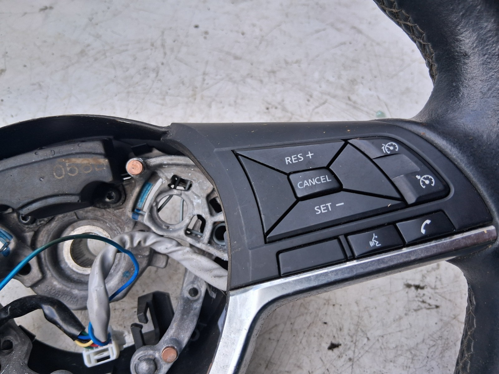2020 NISSAN QASHQAI J11 MK2 MULTIFUNCTIONAL STEERING WHEEL BLACK 34231448F