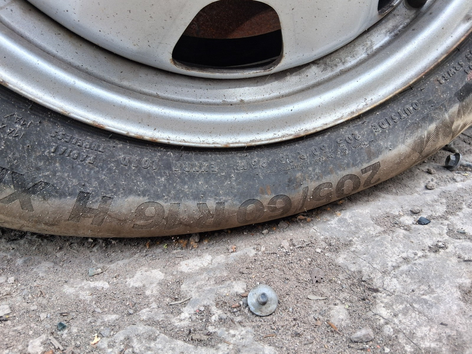 2024 FORD TRANSIT CONNECT MK2 16 INCH STEEL WHEEL WITH TYRE 205/60R16