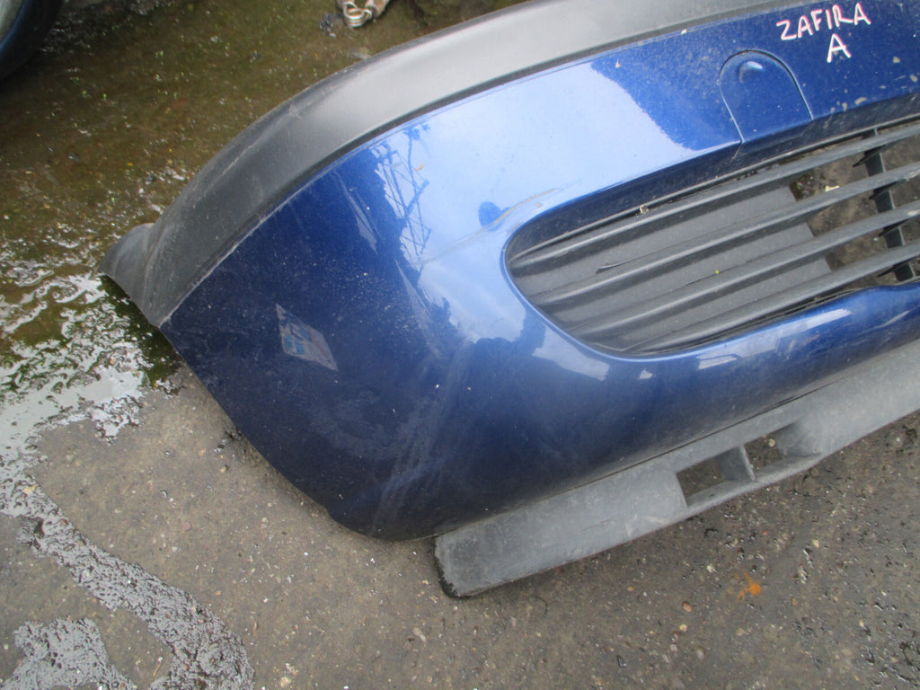VAUXHALL ZAFIRA A 2004 FRONT COMPLETE BUMPER BLUE