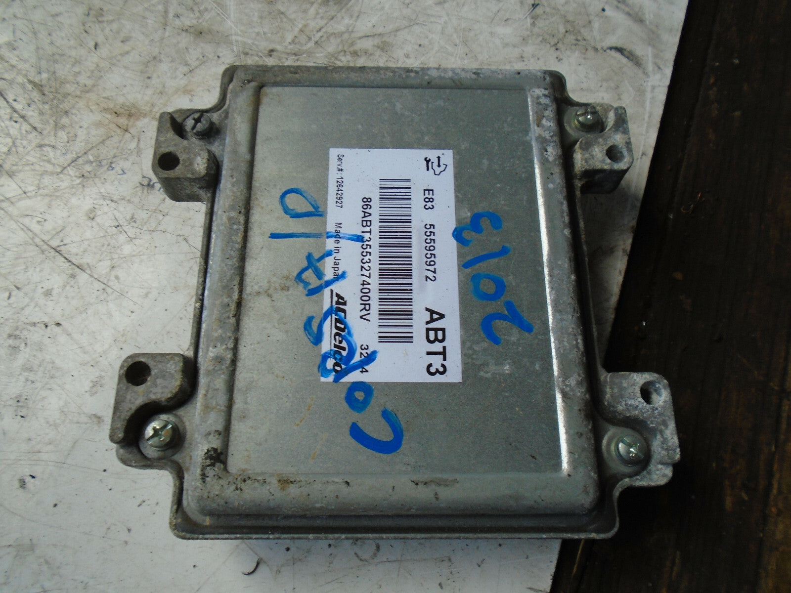 VAUXHALL CORSA D 2013 1.4 PETROL ECU ENGINE CONTROL MODULE 55595972