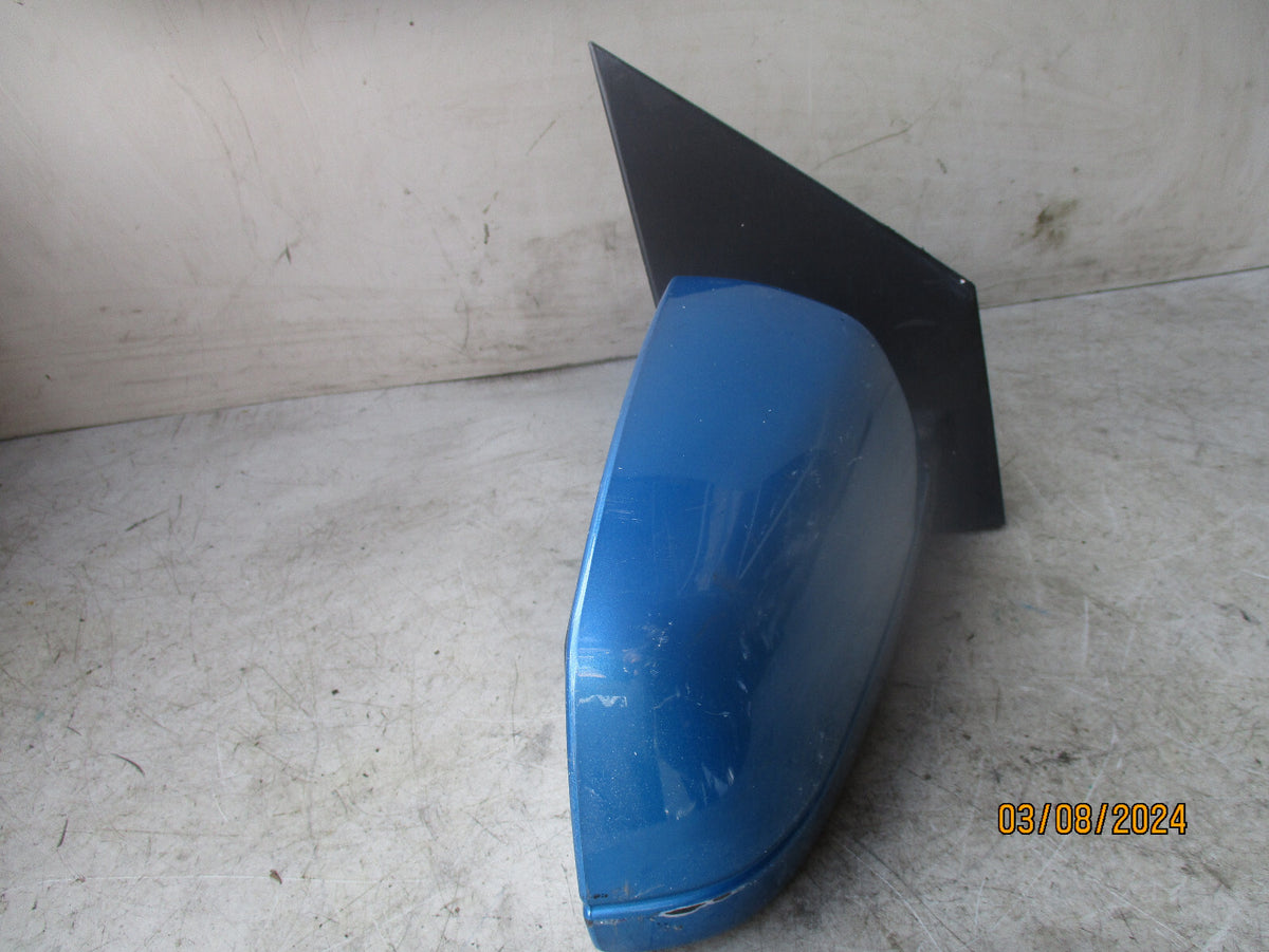 2009 PROTON SAVVY  OSF DRIVER SIDE BLUE WING MIRROR