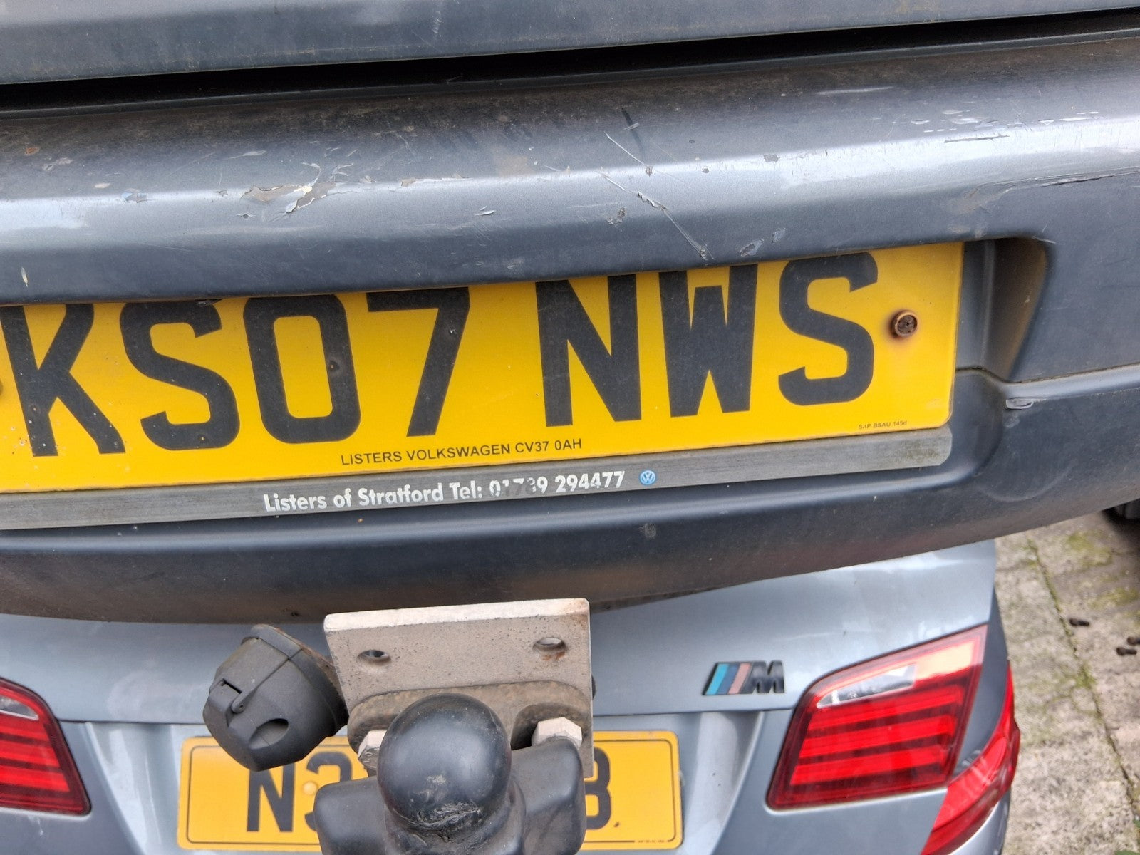 2007 VW VOLKSWAGEN GOLF MK5 COMPLETE REAR BUMPER GREY