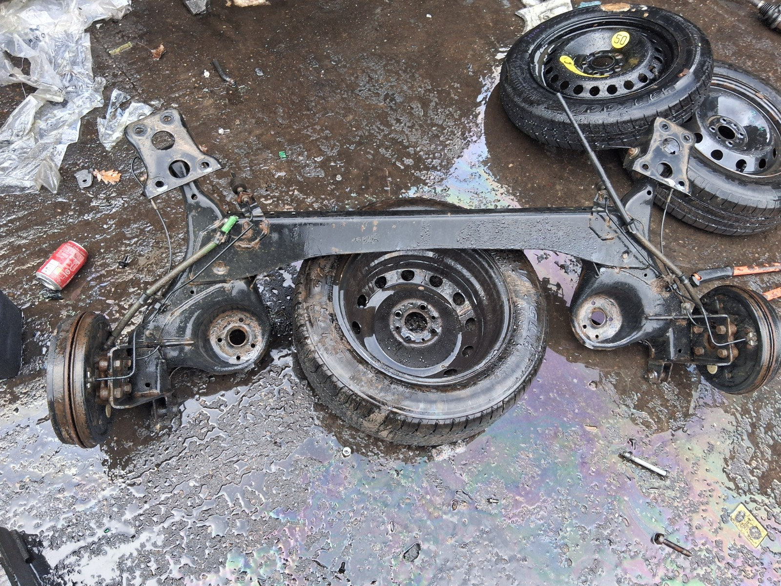 2021 FIAT FIORINO MK3 COMPLETE REAR AXLE
