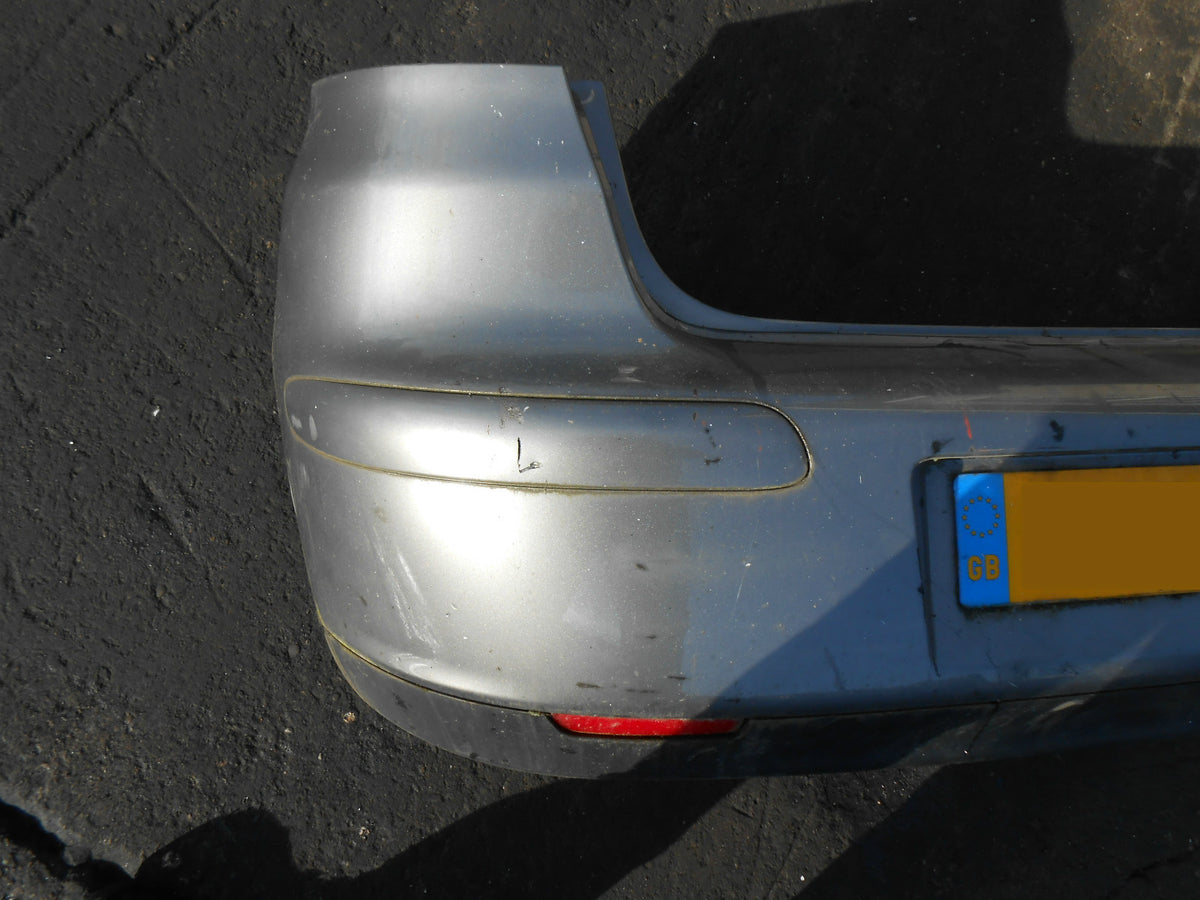SEAT IBIZA 6L MK4 2002 COMPLETE REAR BUMPER GREY SILVER