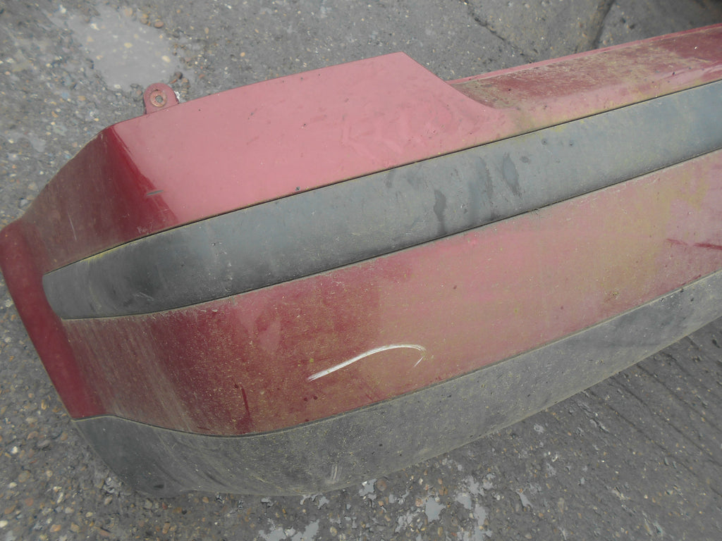 VOLKSWAGEN VW PASSAT SALOON 3B B5 2001 REAR PLASTIC BUMPER BURGUNDY RED