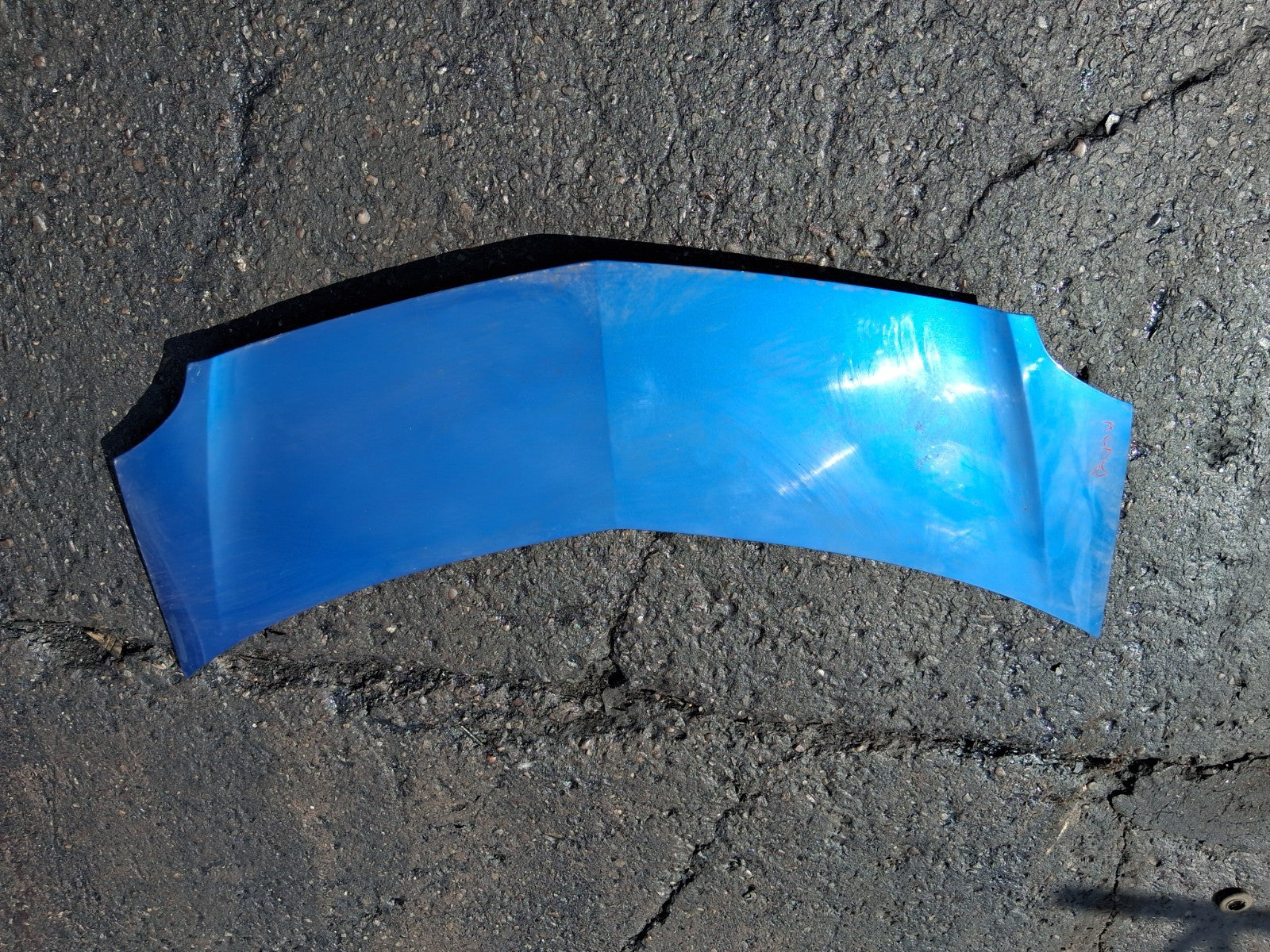 RENAULT MODUS 2010 FRONT BONNET HOOD PANEL BLUE TERNA