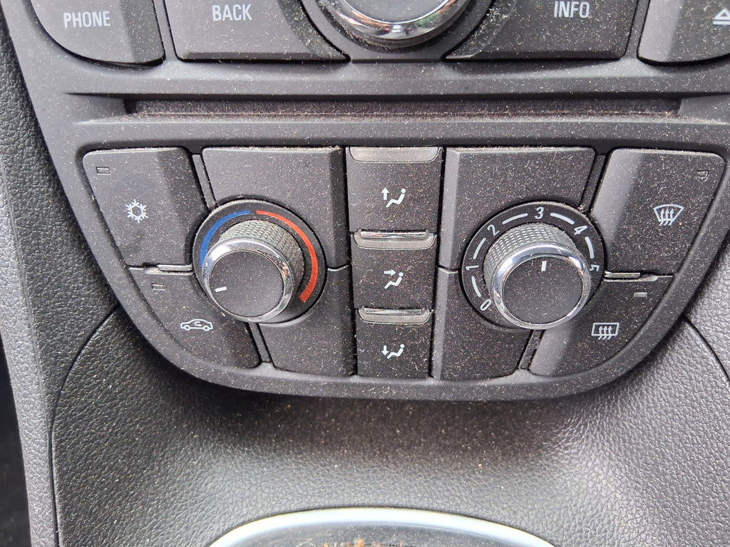 2017 VAUXHALL MERIVA B MK2 AC HEATER CLIMATE CONTROL SWITCH PANEL