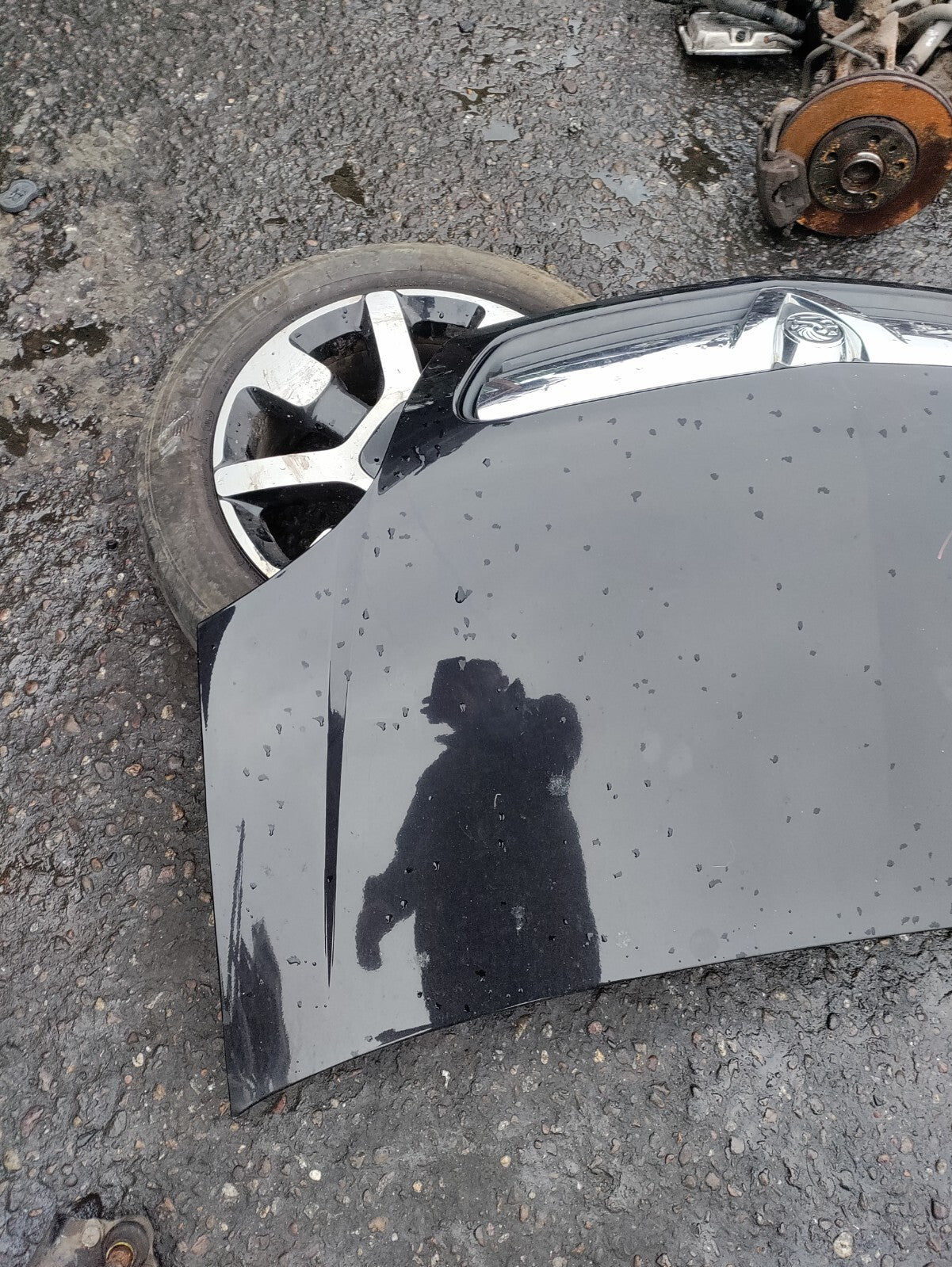 2009 VAUXHALL MERIVA A BONNET HOOD PANEL BLACK