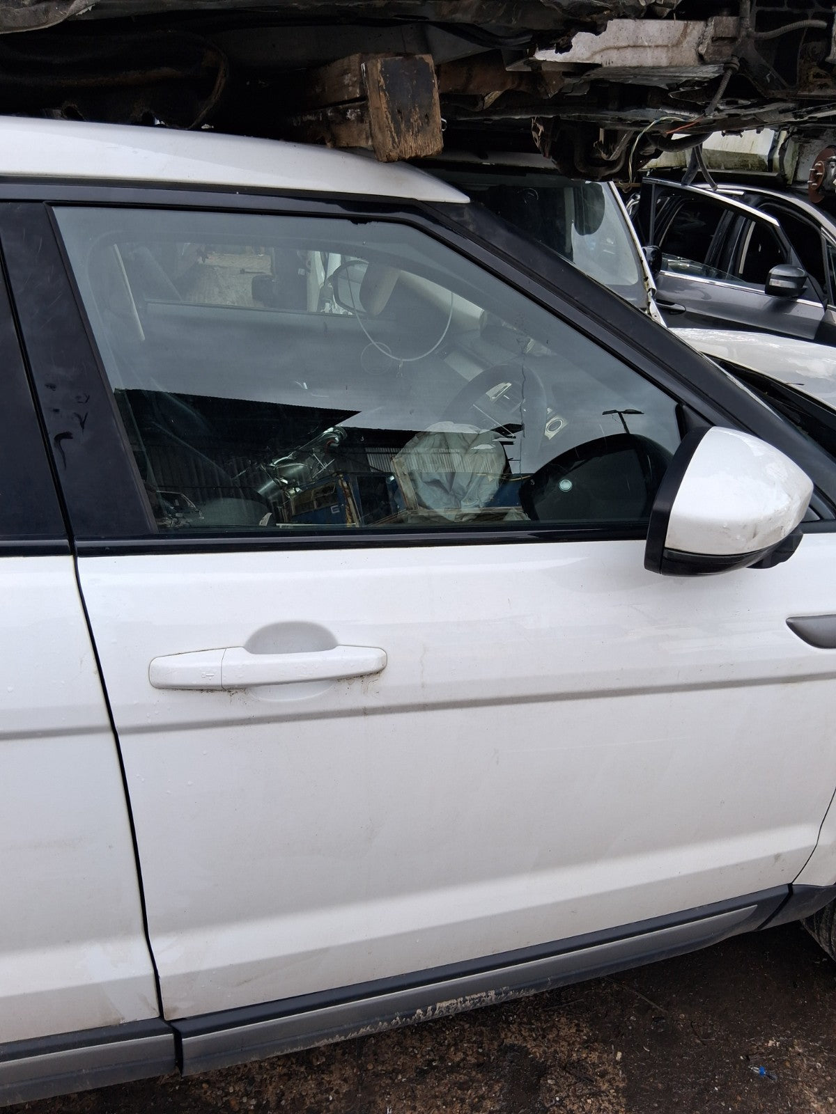 2015 RANGE ROVER EVOQUE L538 OSF DRIVER SIDE FRONT RIGHT BARE DOOR WHITE