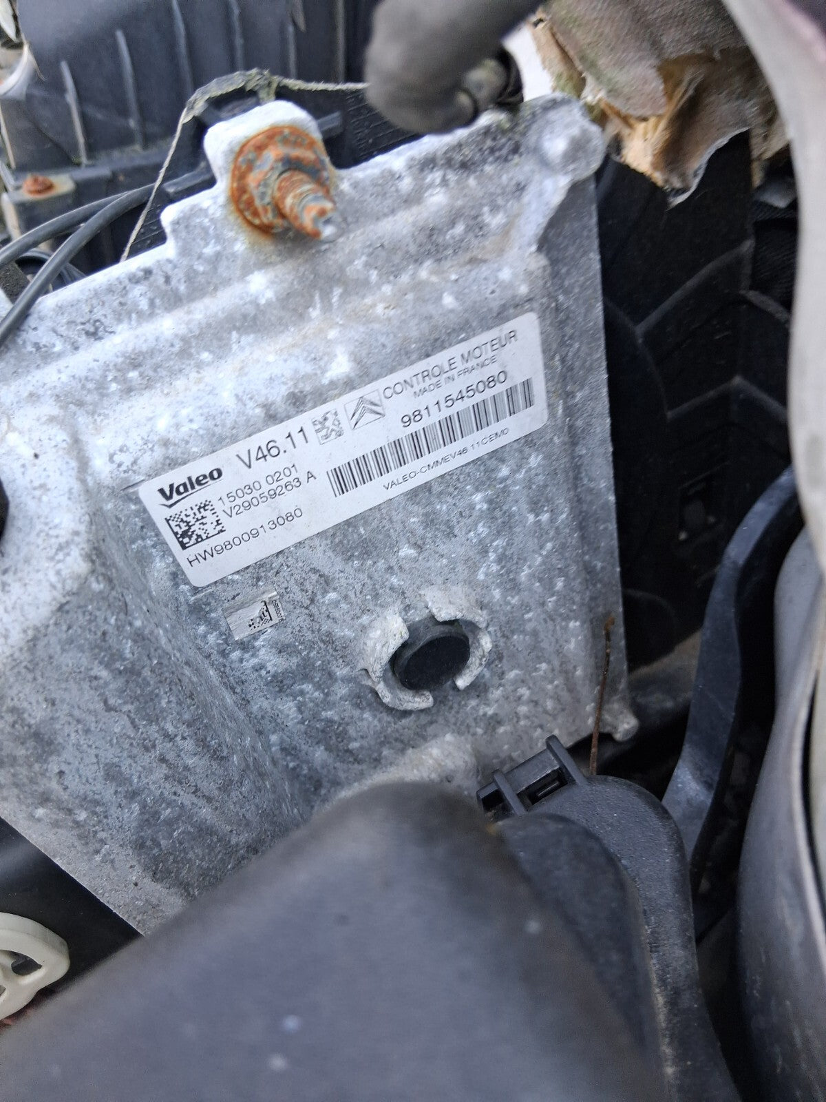 2015 CITROEN C3 1.2 PETROL ECU ENGINE CONTROL UNIT 9811545080