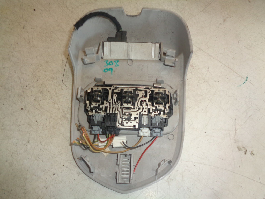PEUGEOT 308 2009 FRONT INTERIOR ROOF READING LIGHT 9681370177