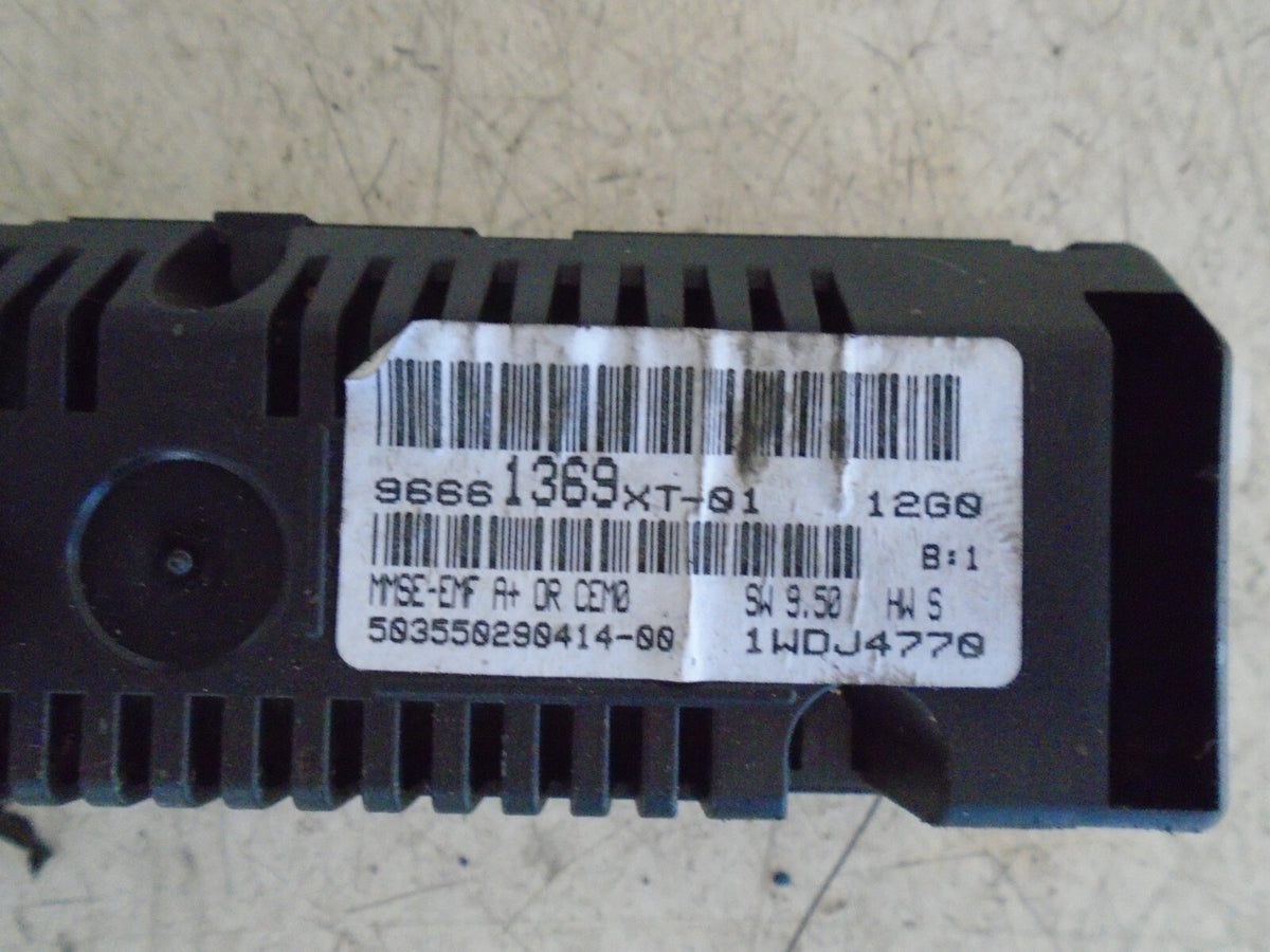 CITROEN C3 2010 DASHBOARD MULTI-FUNCTION CLOCK DASHBOARD 96661369XT01