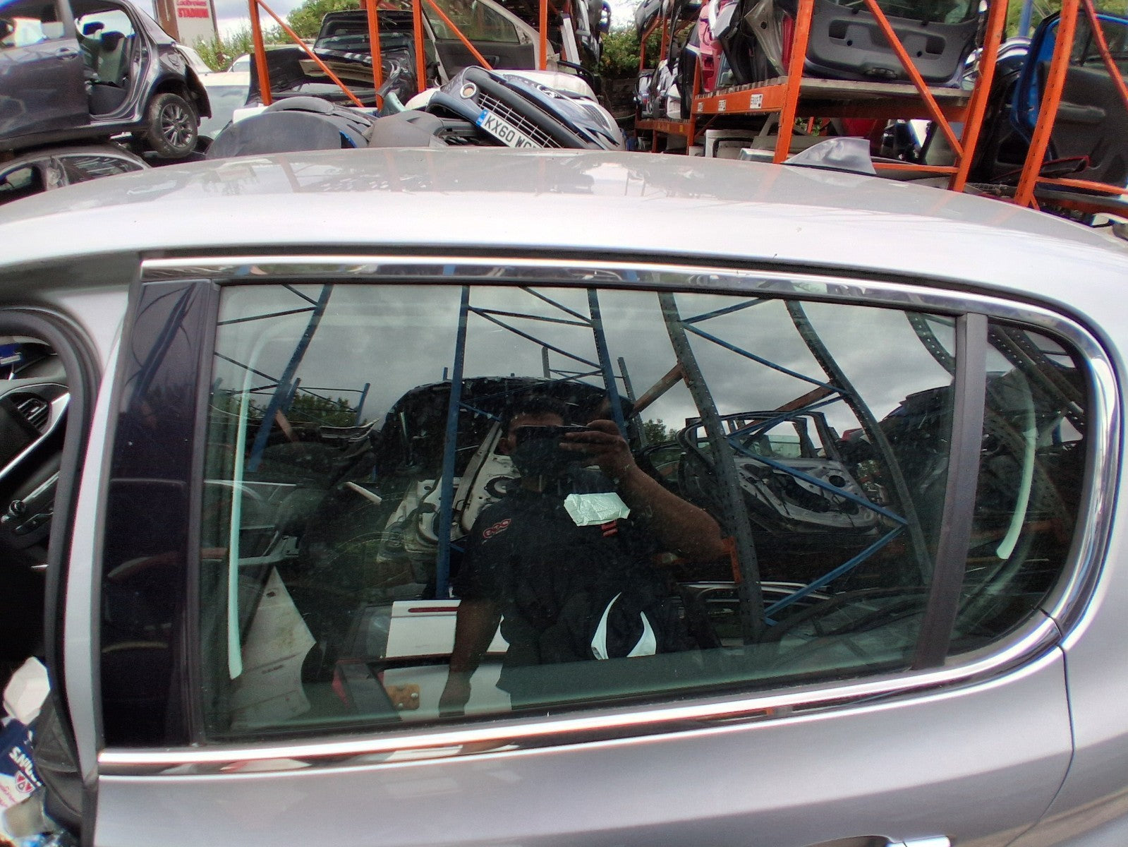 2014 PEUGEOT 308 MK2 NSR PASSENGER SIDE REAR MAIN WINDOW GLASS