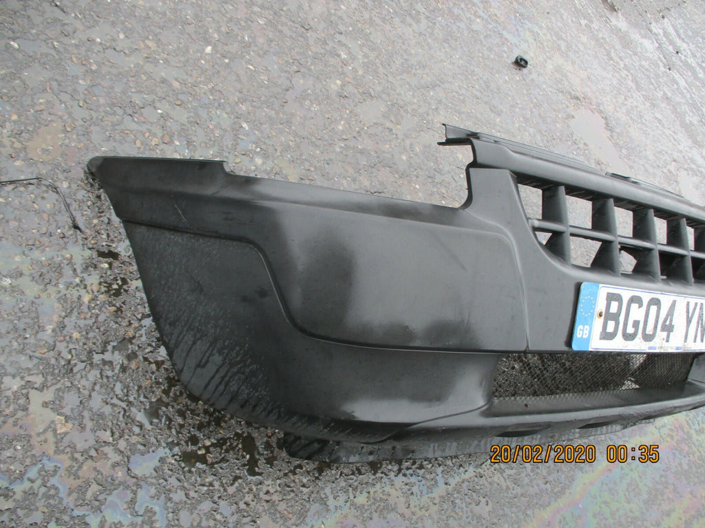 FIAT DOBLO 223 2004 MK1 FRONT COMPLETE BUMPER BLACK
