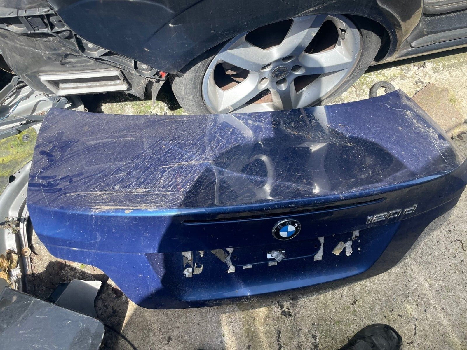 BMW E82 1 SERIES 2007 2 DOOR COUPE REAR BOOT LID TAILGATE HATCH BLUE