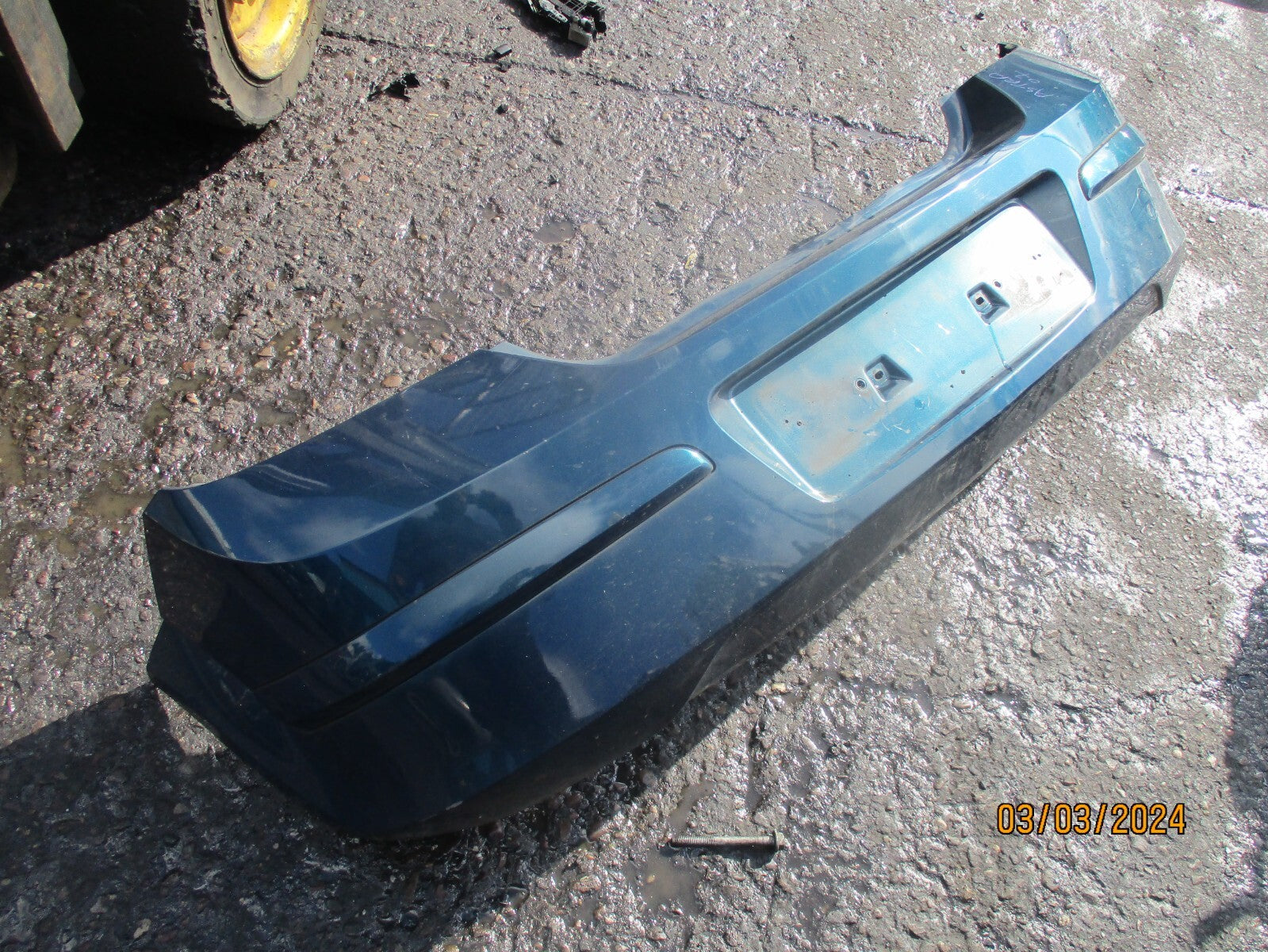 VAUXHALL ASTRA H 2007 REAR COMPLETE BUMPER GREEN