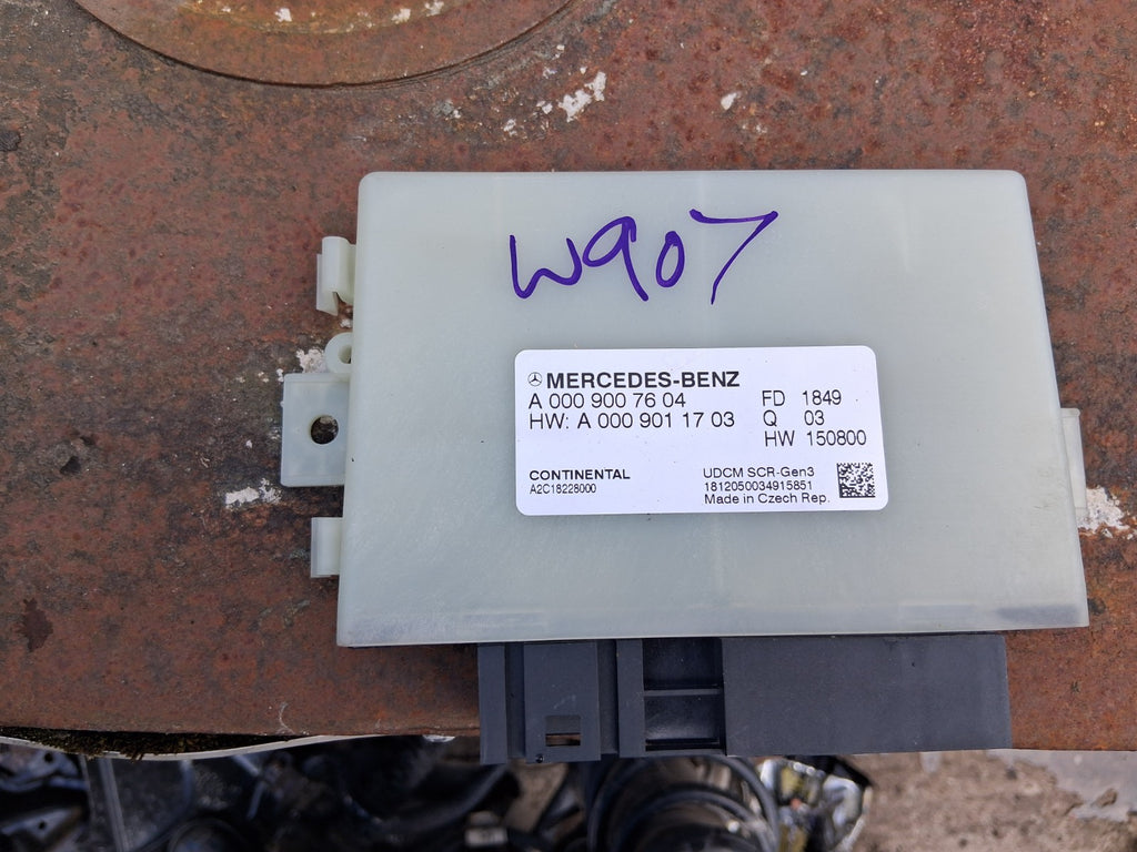 2020 MERCEDES BENZ SPRINTER W907 EXHAUST GAS RECIRCULATION ECU A0009007604