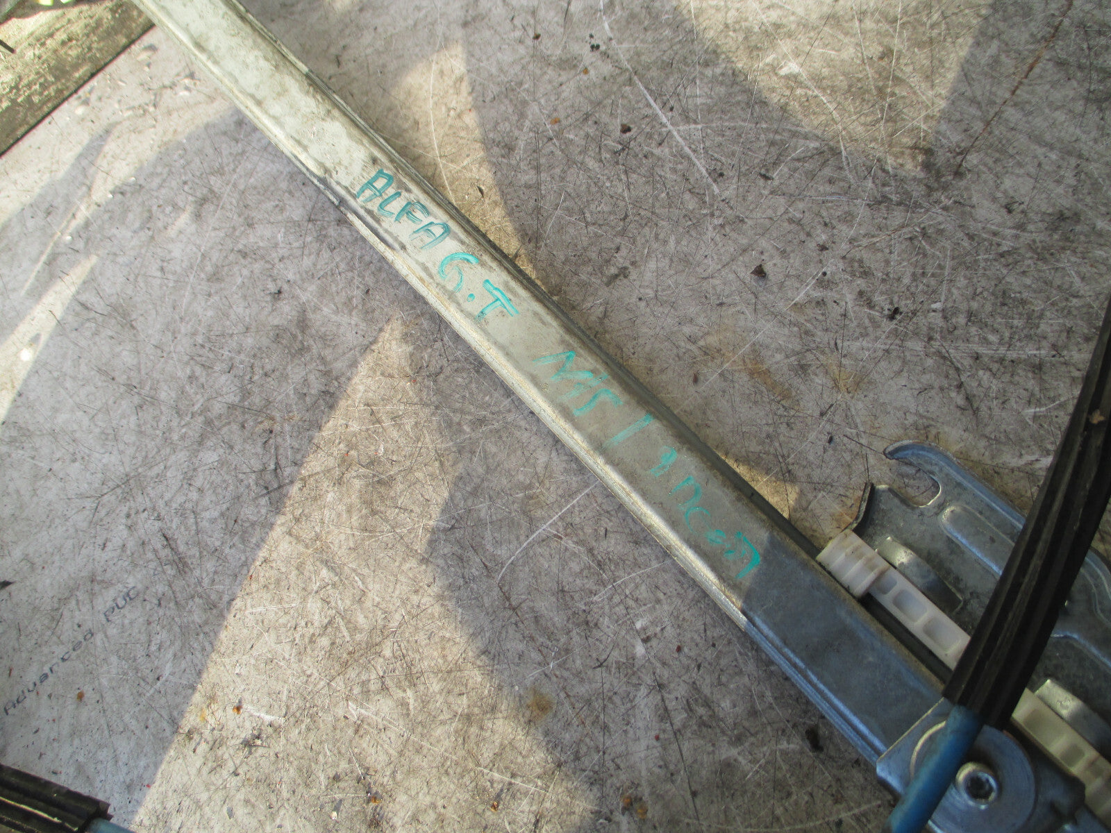 ALFA ROMEO GT 2005 3 DOOR NS PASSENGER WINDOW MOTOR REGULATOR