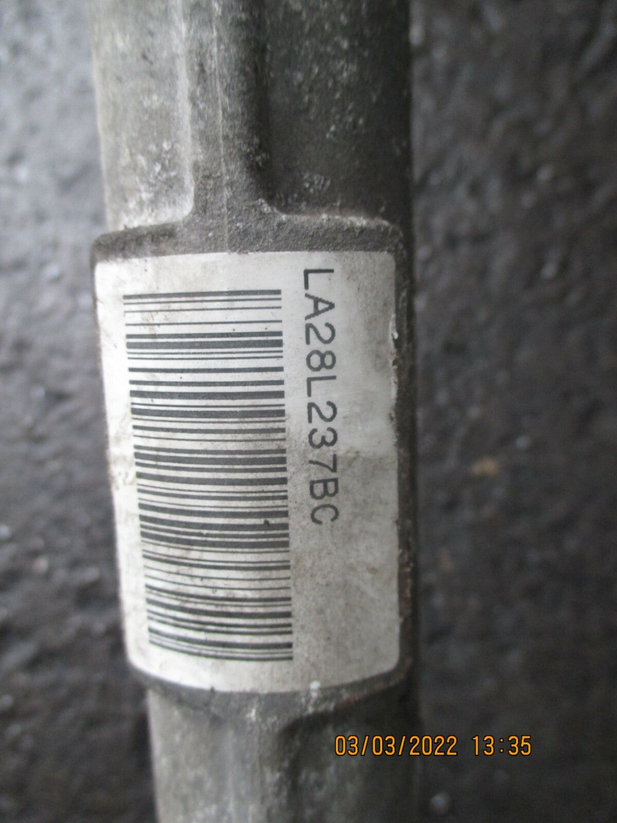 FORD ECOSPORT 2016 1.5 DCI POWER STEERING RACK LA28L237BC