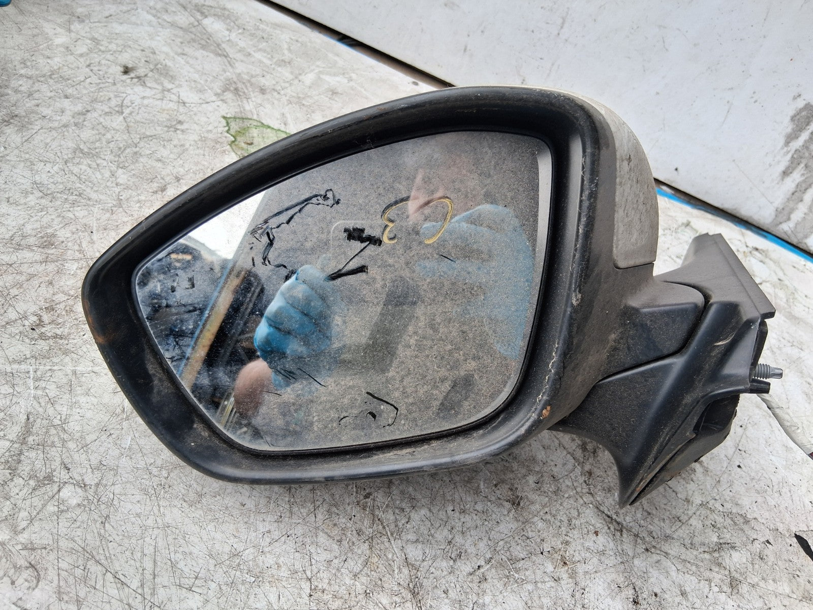 2021 CITROEN C3 MK3 NSF PASSENGER SIDE FRONT ELECTRIC WING MIRROR WHITE