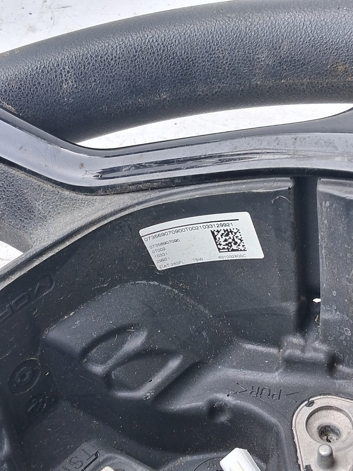 2021 FIAT FIORINO STEERING WHEEL