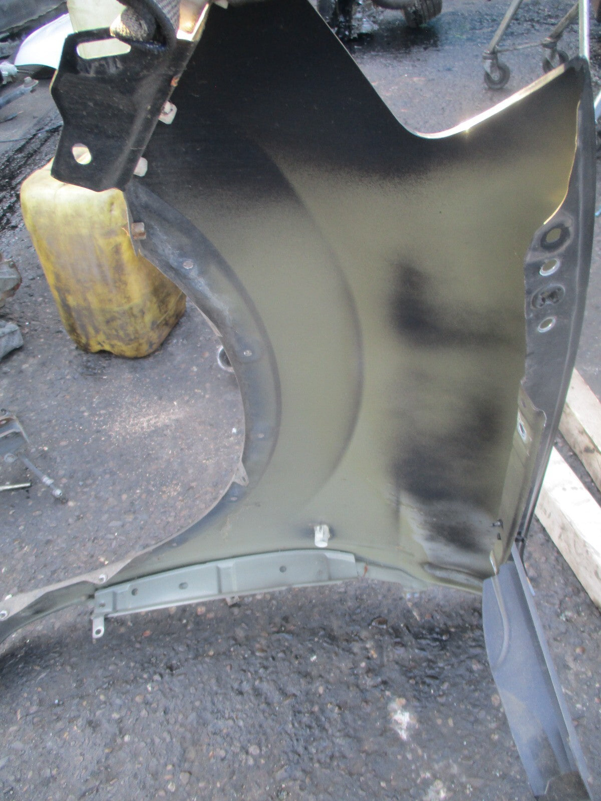 2012 NISSAN QASHQAI J10 OSF DRIVER SIDE FRONT WING PANEL BLACK