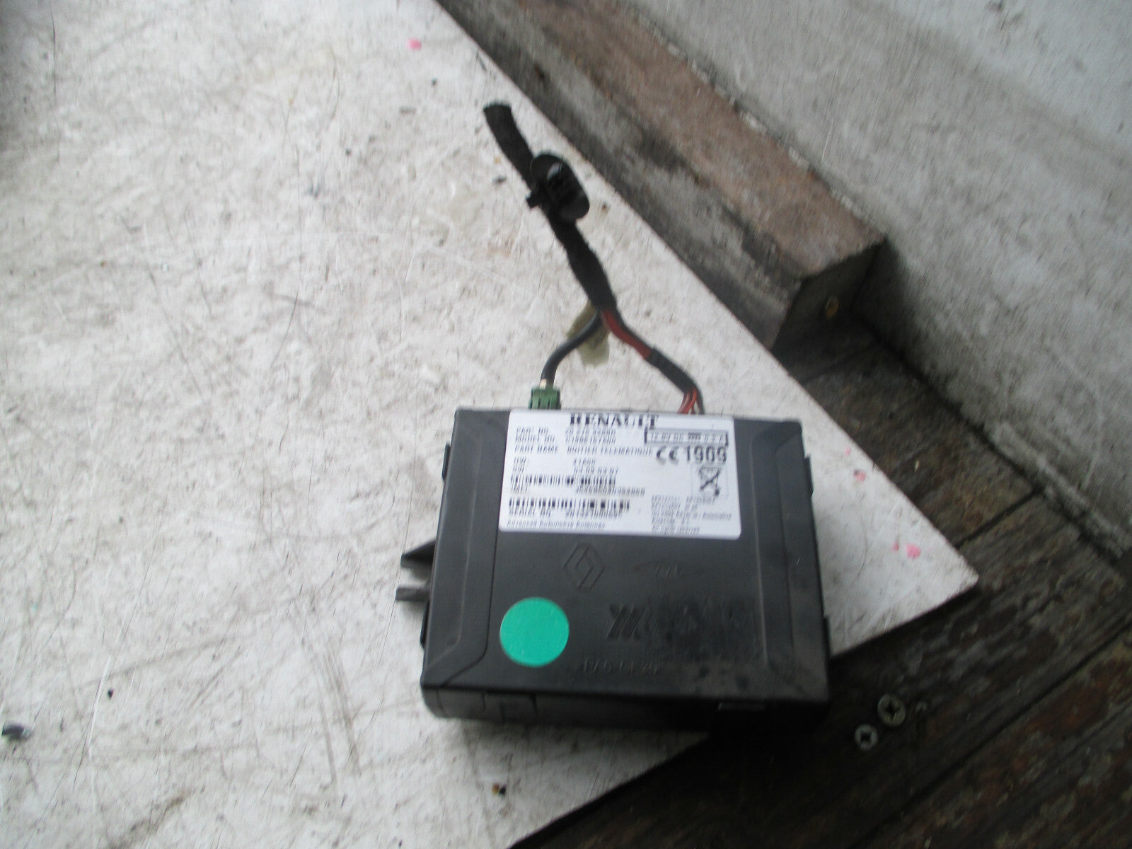 RENAULT KANGOO 2013 ECU CONTROL MODULE 282759288R