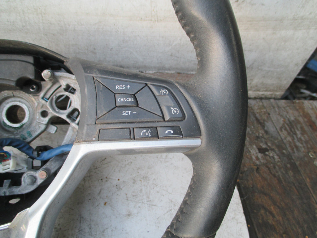 NISSAN QASHQAI J11 2018 FLAT BOTTOM MULTIFUNCTION STEERING WHEEL 48430HV05C