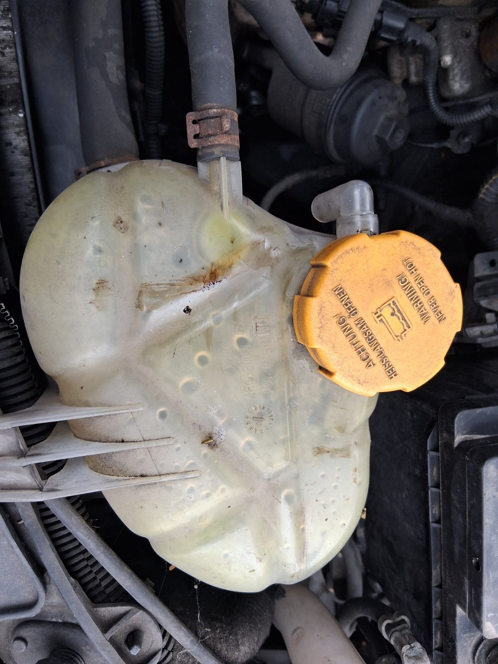 2009 VAUXHALL CORSA D 3 DOOR 1.3 PETROL COOLANT WATER EXPANSION TANK RESERVOIR