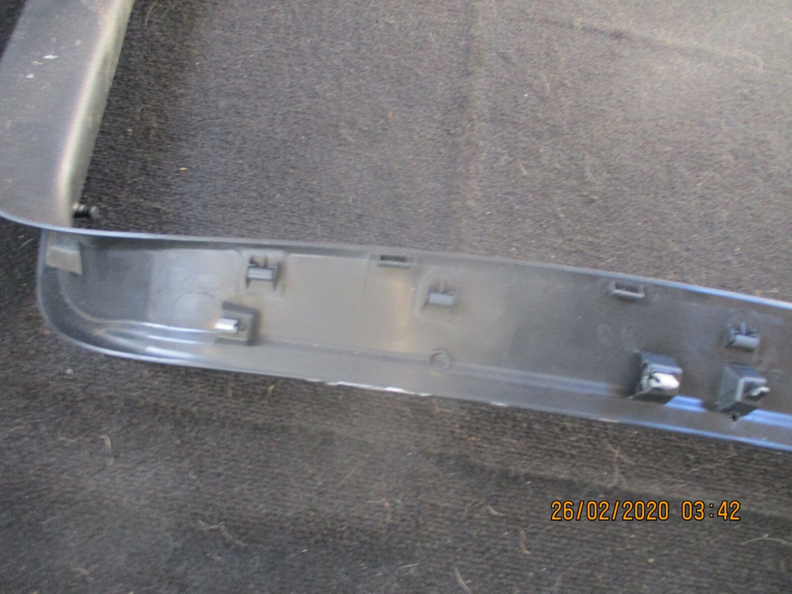 AUDI A1 8X 2018 REAR BOOT UPPER TAILGATE PLASTIC CARD TRIM PANEL 8X3867973A
