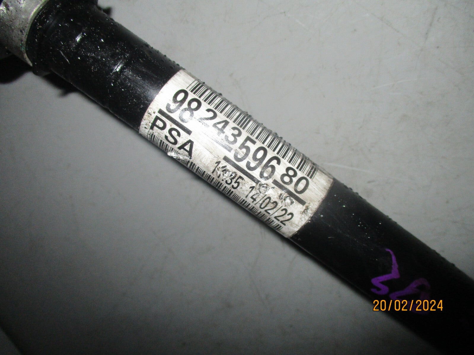 CITROEN C4 MK3 MOKKA B 2022 1.2 PETROL OS DRIVER SIDE DRIVESHAFT 9824359680