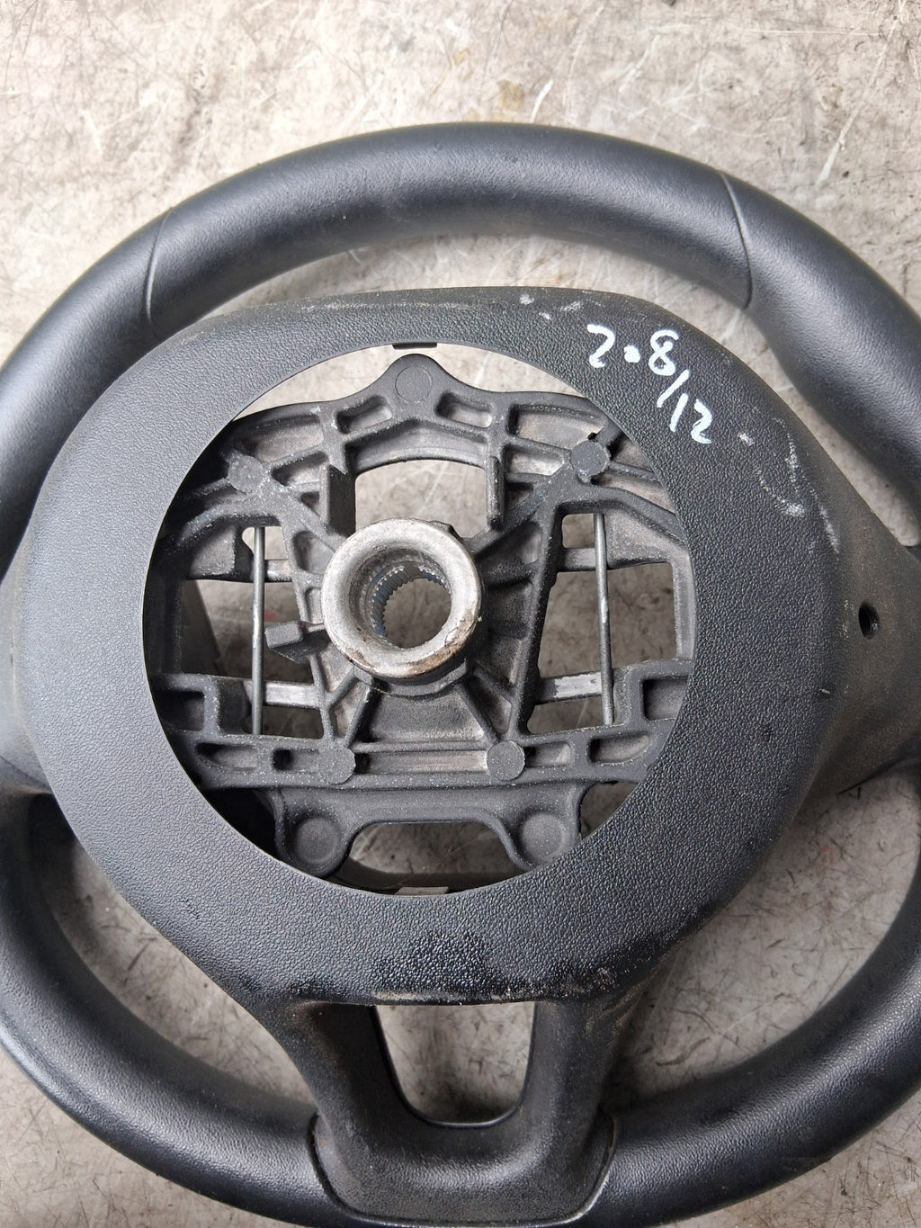 2012 PEUGEOT 208 MULTIFUNCTIONAL STEERING WHEEL BLACK 96750123ZD