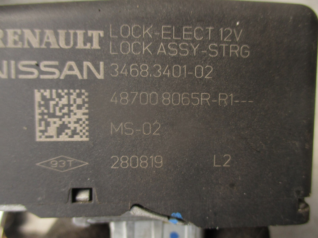 2019 NISSAN MICRA K14 MK5 IGNITION LOCK & REMOTE KEYS 487008065R