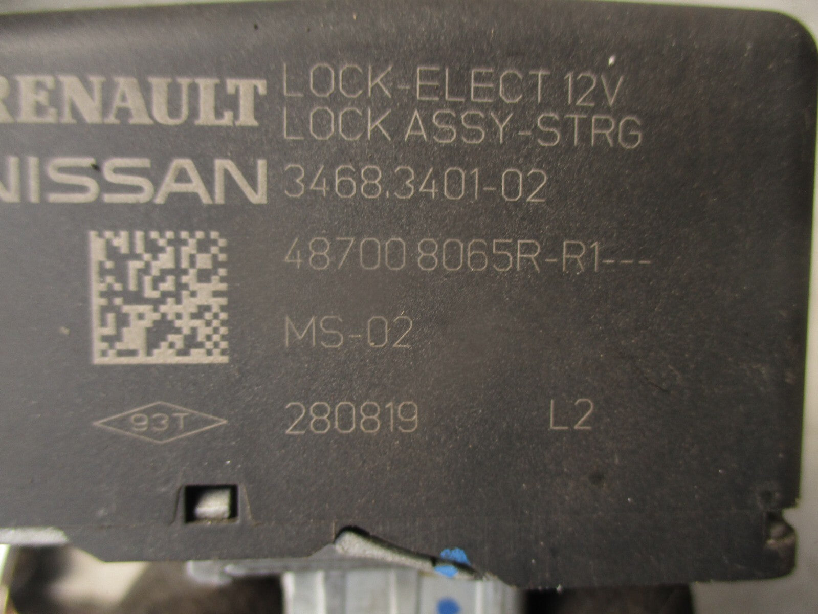 2019 NISSAN MICRA K14 MK5 IGNITION LOCK & REMOTE KEYS 487008065R