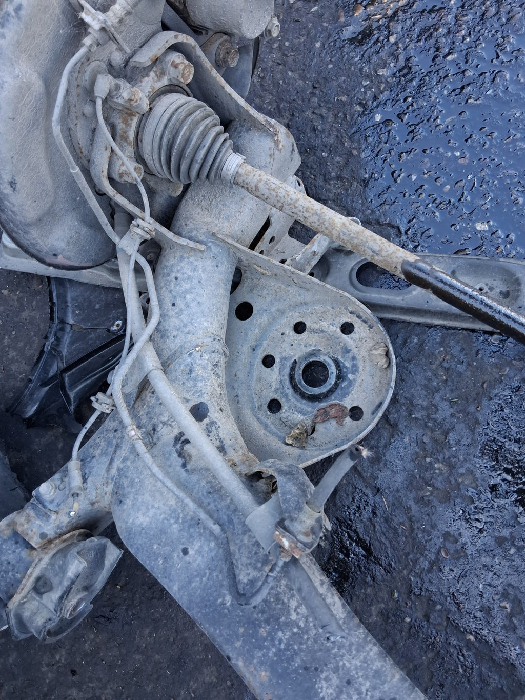 2013 TOYOTA ESTIMA MK3 HYBRID COMPLETE REAR AXLE DISC TYPE CALIPER
